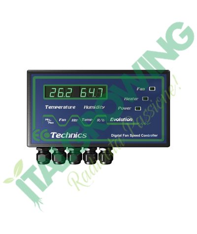 Ecotechnics - Evolution Fan Speed ​​Controller (Temperature+Humidity) 199,90 €