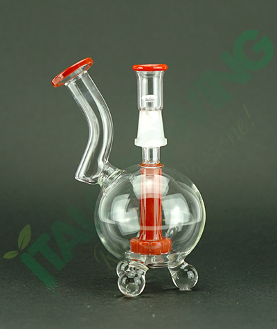 Small Red Glass Dab Bong in Vetro 69,00 €