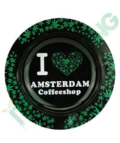 I Love Amsterdam Green Metal Ashtray 3,90 €